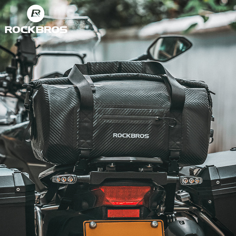 Motorcycle Rear Tail Bag Saddle Bag Luggage Storage Pannier Waterproof 50L (30140073001)